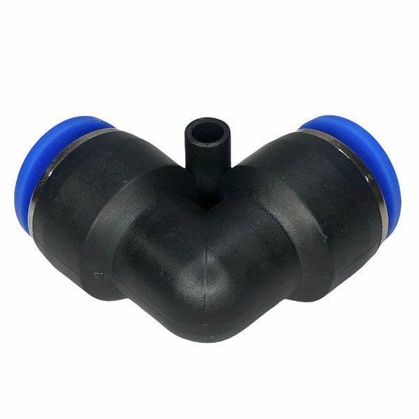 Conexão Pneumatica União Cotovelo Fluir Tubo 16mm Plastica 