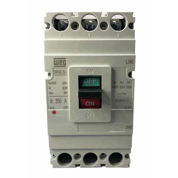 Disjuntor Caixa Moldada 350A Weg DWP400L-350-3 (35KA 38/4150V)