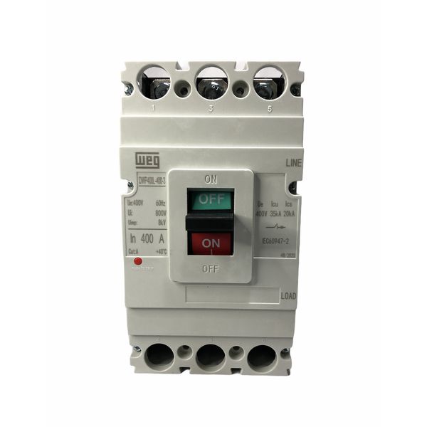 Disjuntor Caixa Moldada 400A Weg DWP400L-400-3 (35KA 38/4150V)