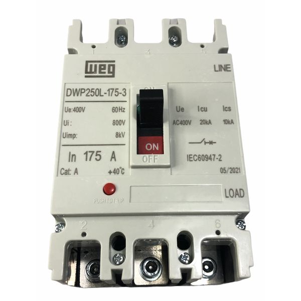 Disjuntor Caixa Moldada 175a Weg Dwp250l-175-3 20ka