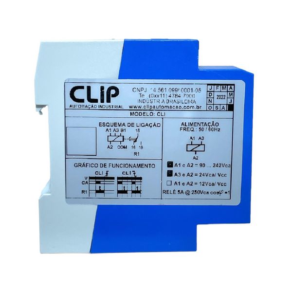 Temporizador Retardo Na Desenergização 24-242Vca/Vcc Clip
