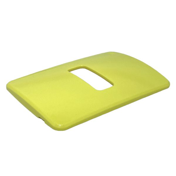 Placa 4X2 Compose Amarelo 1 Posição Horizontal S/ Suporte