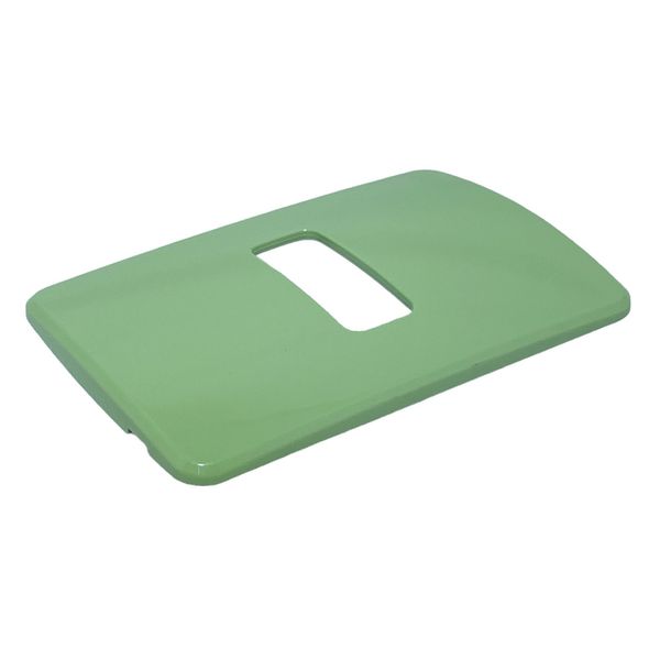 Placa 4X2 1 Posição Horizontal Compose Verde S/ Suporte
