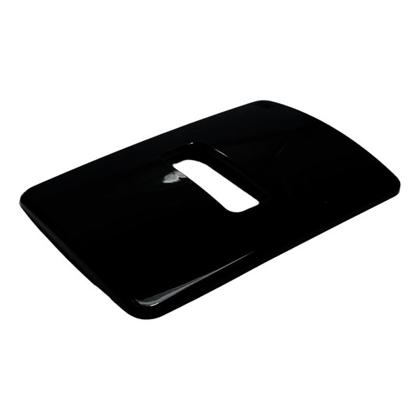 Placa 4X2 1 Posição Horizontal Compose Preto S/ Suporte 13207319