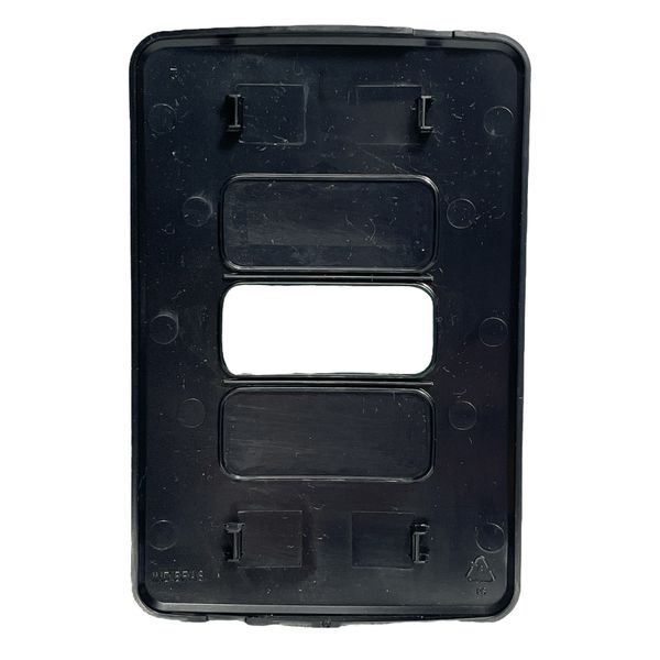 Placa 4X2 1 Posição Horizontal Compose Preto S/ Suporte 13207319