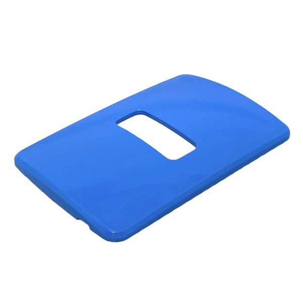 Placa 4X2 1 Posição Horizontal Compose Azul S/ Suporte