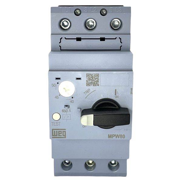 Disjuntor Motor Weg 80A MPW80-3-U075 Faixa Ajustável 55-75A