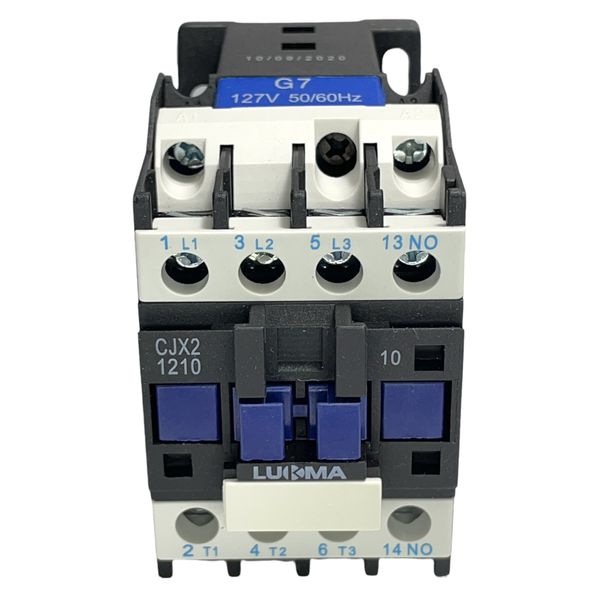 Contator Tripolar Lukma 12A 110Vca 1NA CJX21210 50/60Hz
