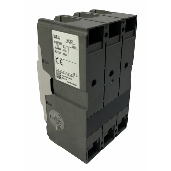 Disjuntor Caixa Moldada 20a Weg Agw50n-dx20-3 (30ka 220v)