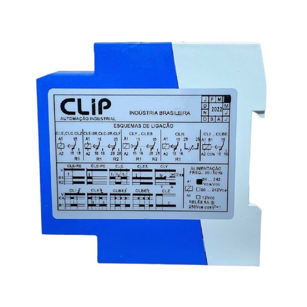 Temporizador Retardo Ou Pulso Na Energ. 24-242V Clip CLE-2R