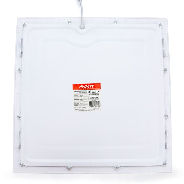 Painel De Led Plafon Led Embutir Quadrado 24W 3000K-Avant