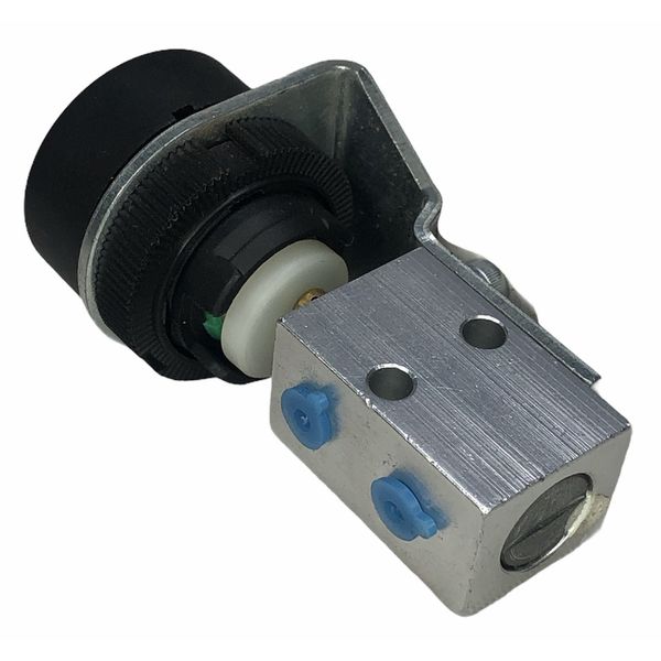 Valvula Pneumatica Botão Interno Mola M5 3V Verde WerkSchott