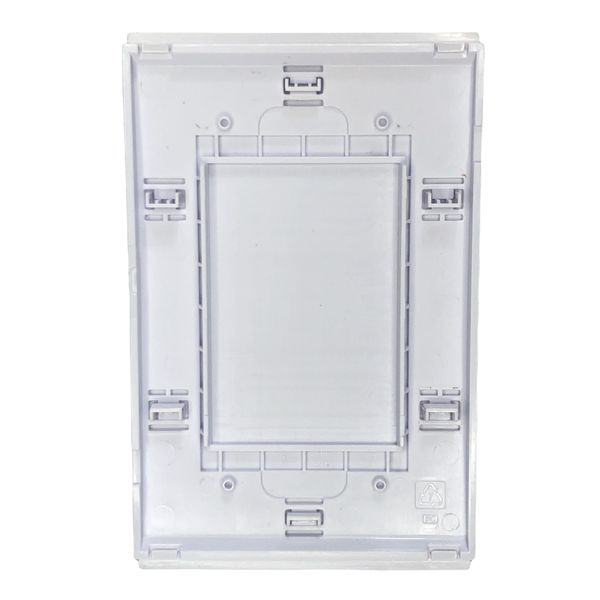  Placa 4x2 Cega Refinatto Weg Style Branca C/ Fundo Branco