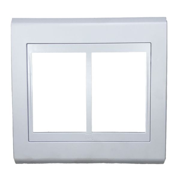 Placa 4x4 6 Posições Refinatto Weg Branca C/ Fundo Branco