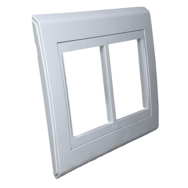 Placa 4x4 6 Posições Refinatto Weg Branca C/ Fundo Branco