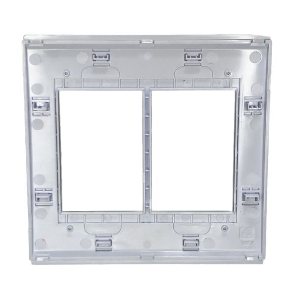 Placa 4x4 6 Posições Refinatto Weg Branca C/ Fundo Branco