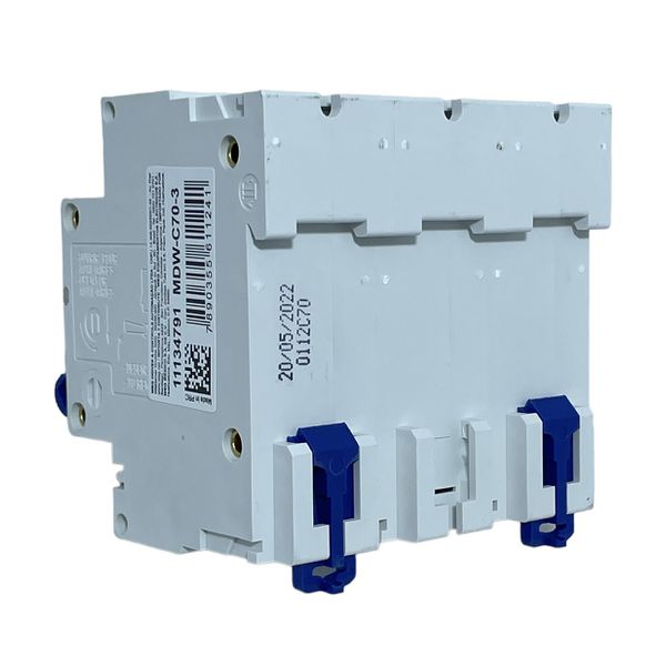 Disjuntor Trifasico Weg Din 70a Curva C 440vca 3ka Mdw-c70-3