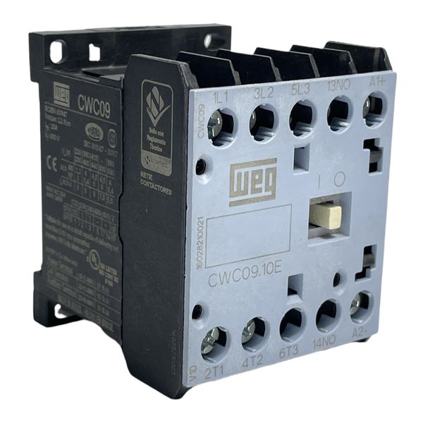 Contator Mini 9A Weg CWC09-10E 125VCC 1NA 