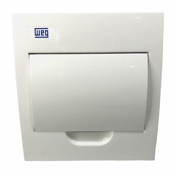 Quadro De Distribuição De Embutir Weg 8 Disjuntores Branco