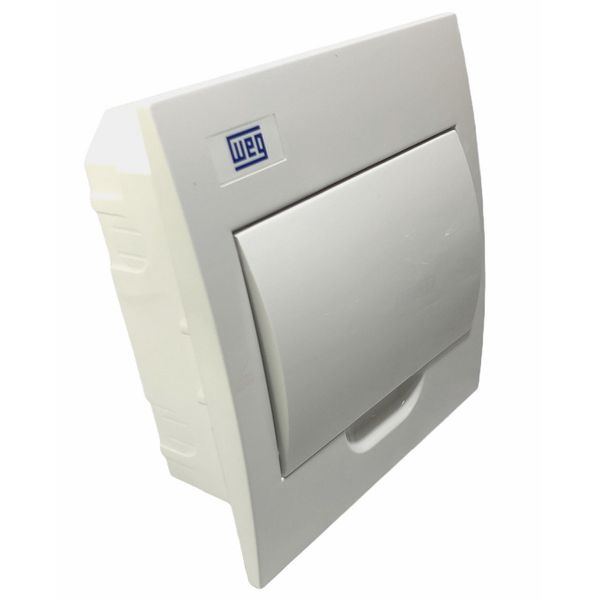 Quadro De Distribuição De Embutir Weg 8 Disjuntores Branco