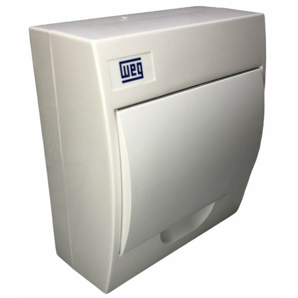 Quadro De Distribuição De Sobrepor Weg 8 Disjuntores Branco