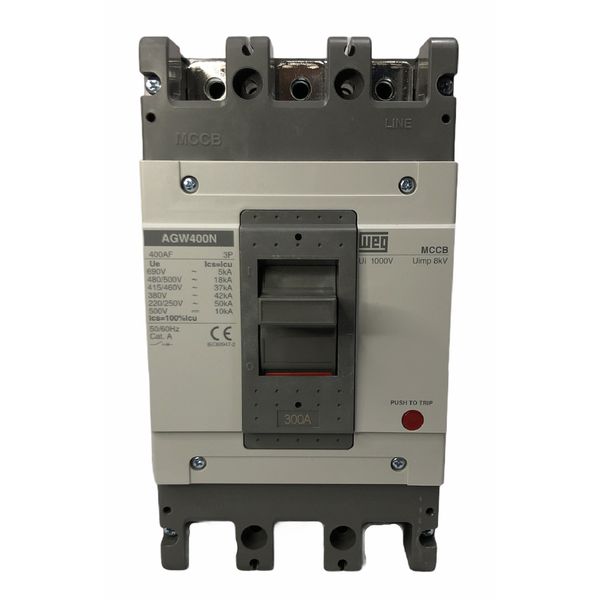 Disjuntor Caixa Moldada 300a Weg Agw400n-dx300-3 (65ka 220v)