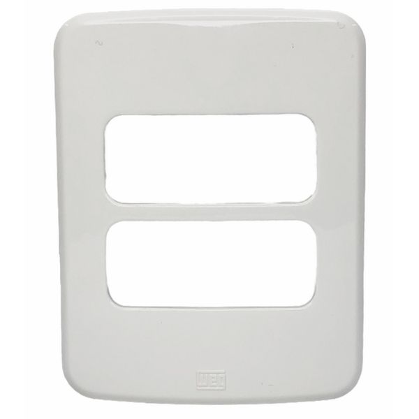 Caixa + Placa Sobrepor Weg Compose Para 2 Postos 13671154