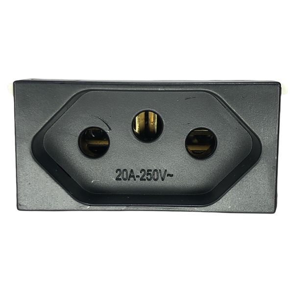 Modulo Tomada 2P+T Refinatto Weg 127/220V 20A Preto