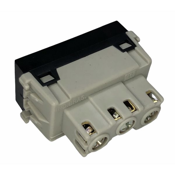 Modulo Tomada 2P+T Refinatto Weg 127/220V 20A Preto