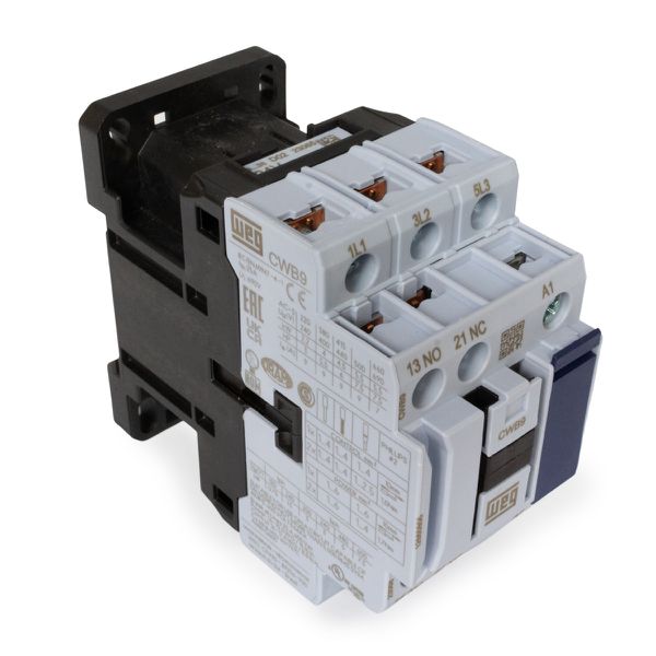 Contator Tripolar Weg 9a 24vca 1na+1nf Cwb9-11-30d02