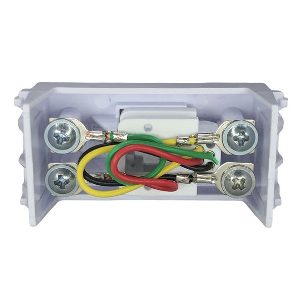 Modulo Tomada Telefone RJ11 Refinatto Weg 4 Fios Branco