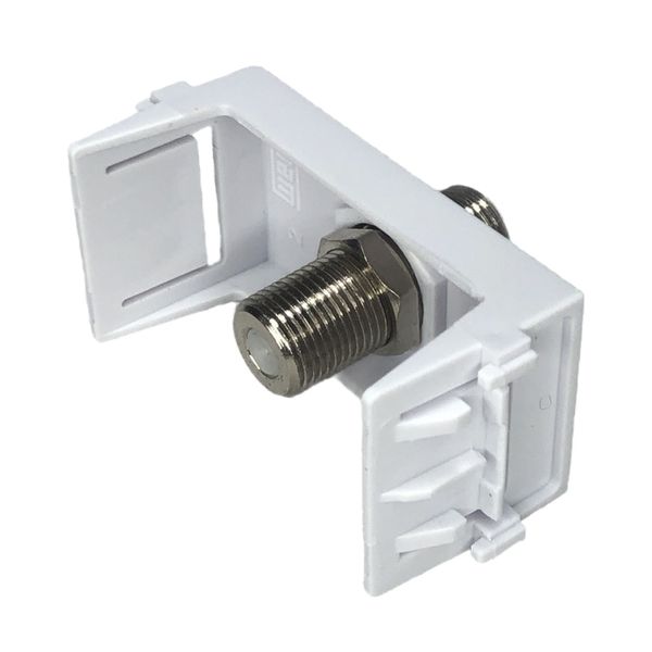 Modulo Tomada Antena Tv P/ Cabo Coaxial Refinatto Weg Branco