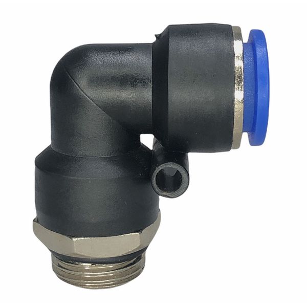 Conexão Pneumatica Cotovelo Fluir Tubo 16mm x Rosca 1/2 