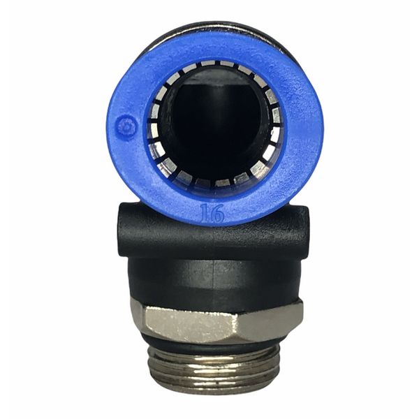 Conexão Pneumatica Cotovelo Fluir Tubo 16mm x Rosca 1/2 