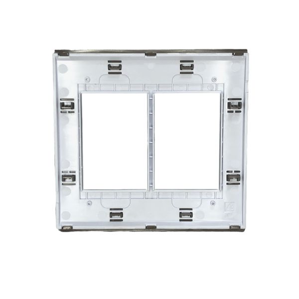 Placa 4x4 6 Posições Refinatto Weg Branca C/ Fundo Argila