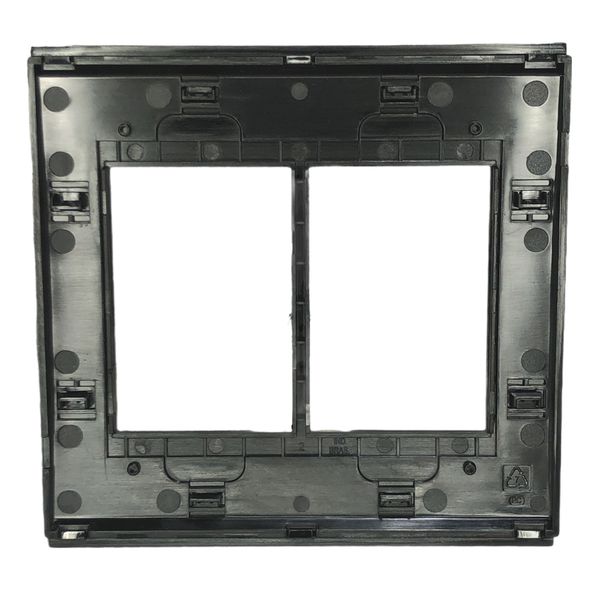 Placa 4x4 6 Posições Refinatto Weg Preto C/ Fundo Preto