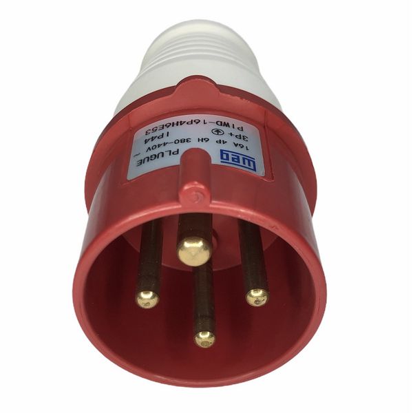 Plugue Industrial 3p+t 16a 6horas 380-440v Vermelho Weg