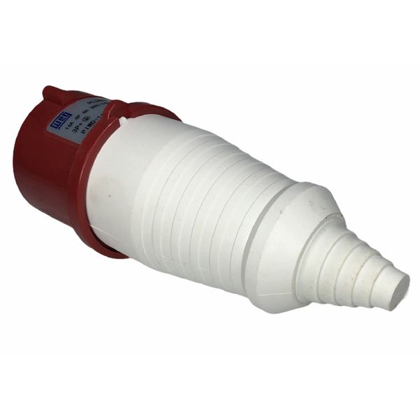 Plugue Industrial 3p+t 16a 6horas 380-440v Vermelho Weg