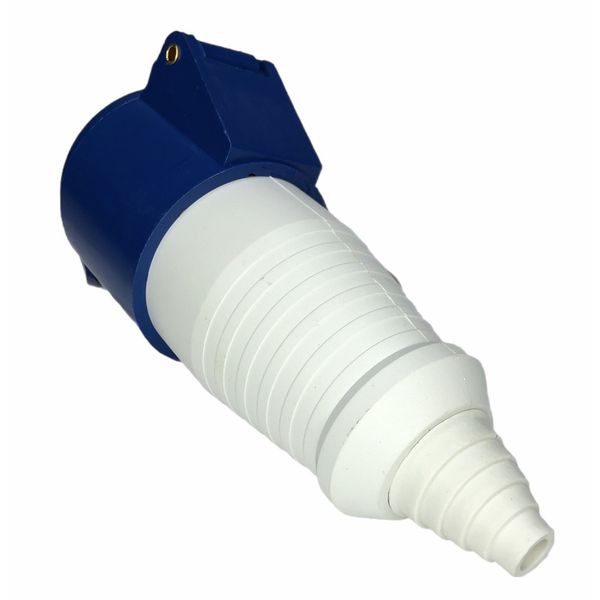 Plugue Fêmea Industrial Weg 3p+t 16a 9horas Azul 220v-240v