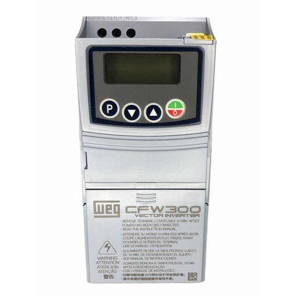 Inversor De Frequência 1,5cv 6a 220v Monofásico Weg Cfw300