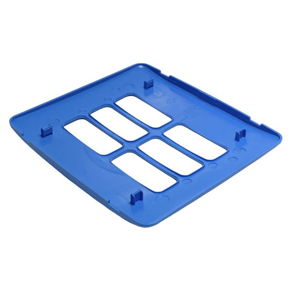 Placa 4X4 6 Posições Compose Azul S/ Suporte 13208258