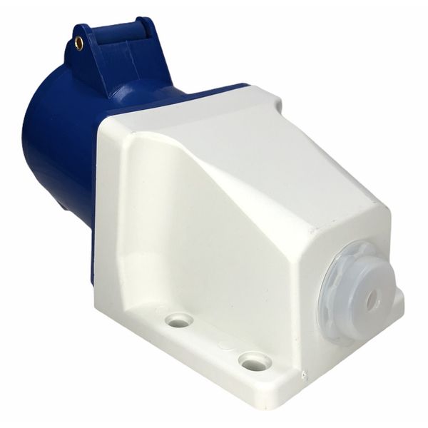 Tomada Sobrepor Industrial 2p+t 32a 6horas 200-250v Azul Weg