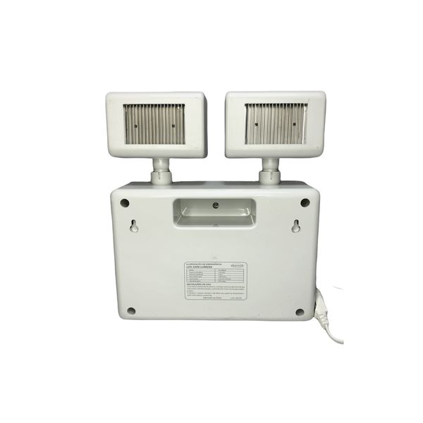 Luminaria De Emergência Segurimax 56 Leds C/ 2 Projetores 3000 lumens bivolt