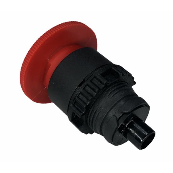 Frontal Botão Duplo Preto + E - Weg 22mm S/ Flange Csw2