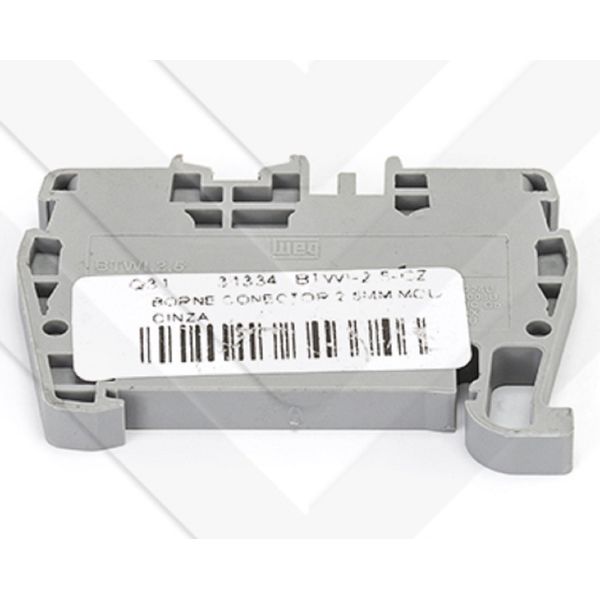 Borne Conector Tipo Mola 2.5mm Weg BTWI-2,5 CINZA 