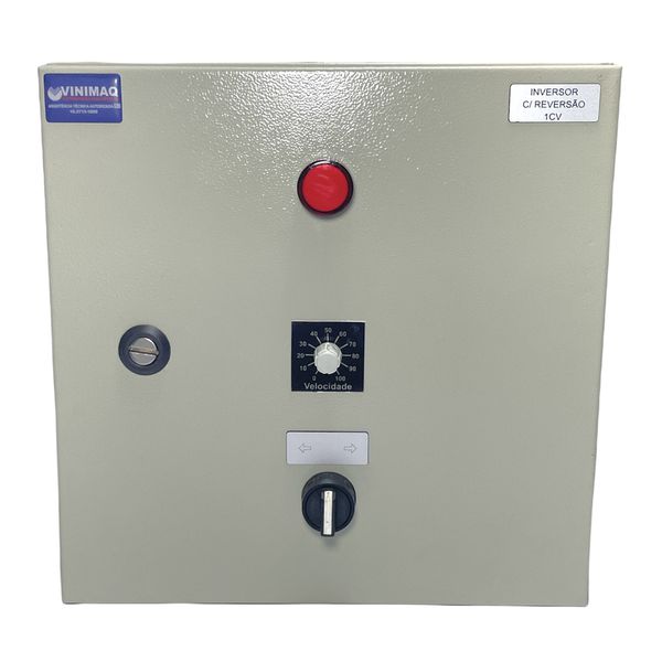 Painel C/ Inversor de Frequência 1CV Weg C/ Potenciômetro 