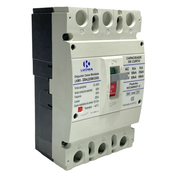 Disjuntor Caixa Moldada 225A 220-85KA/400-50KA Lukma
