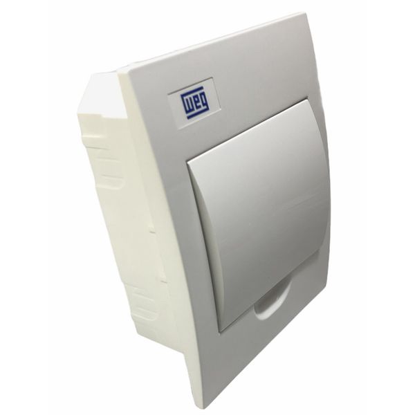 Quadro De Distribuição De Embutir Weg 6 Disjuntores Branco