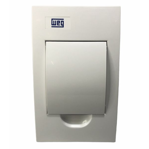 Quadro De Distribuição De Embutir Weg 4 Disjuntores Branco