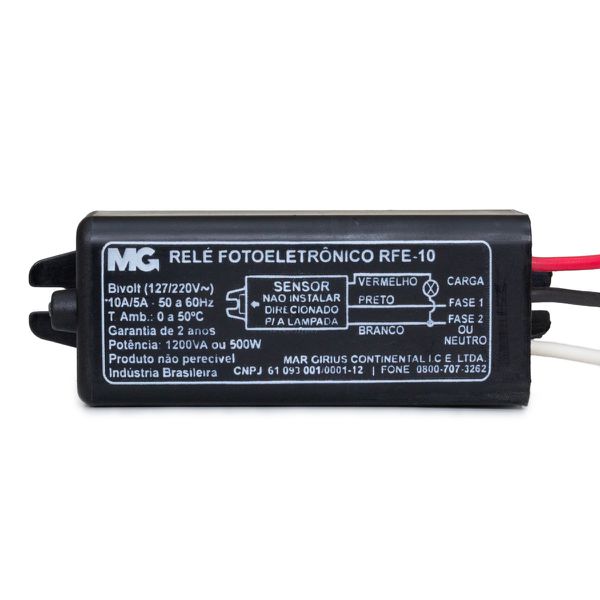 Relé Fotoeletrônico Compacto 500W- Margirius
